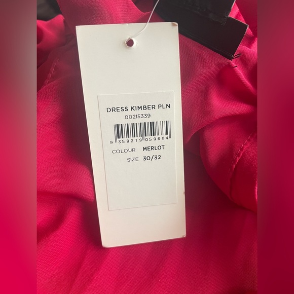 New EVANS Kimber Plain Maxi Dress merlot Size 30/32 Women - Picture 14 of 16